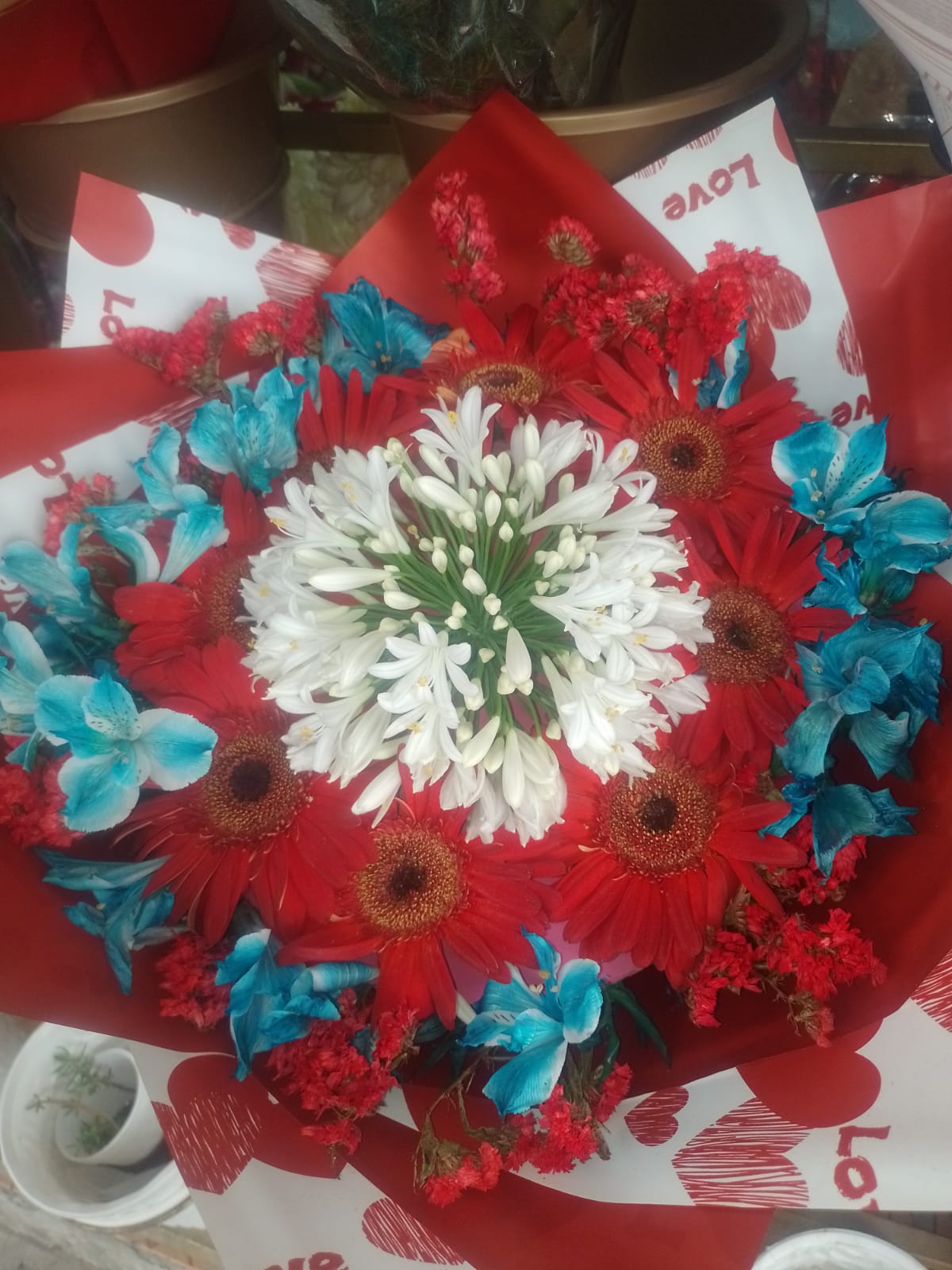 Arreglo tricolor